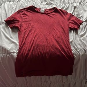 Zara men’s burgundy tee shirt